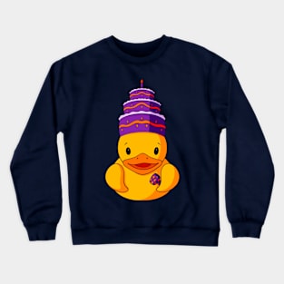 Birthday Rubber Duck Crewneck Sweatshirt